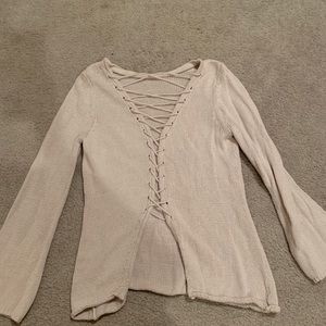 Central Park west cream sweater